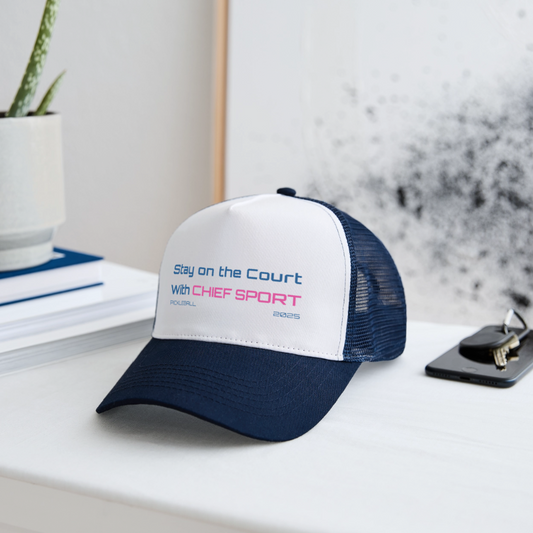Trucker Chief Sport Cap - Weiß/Navy
