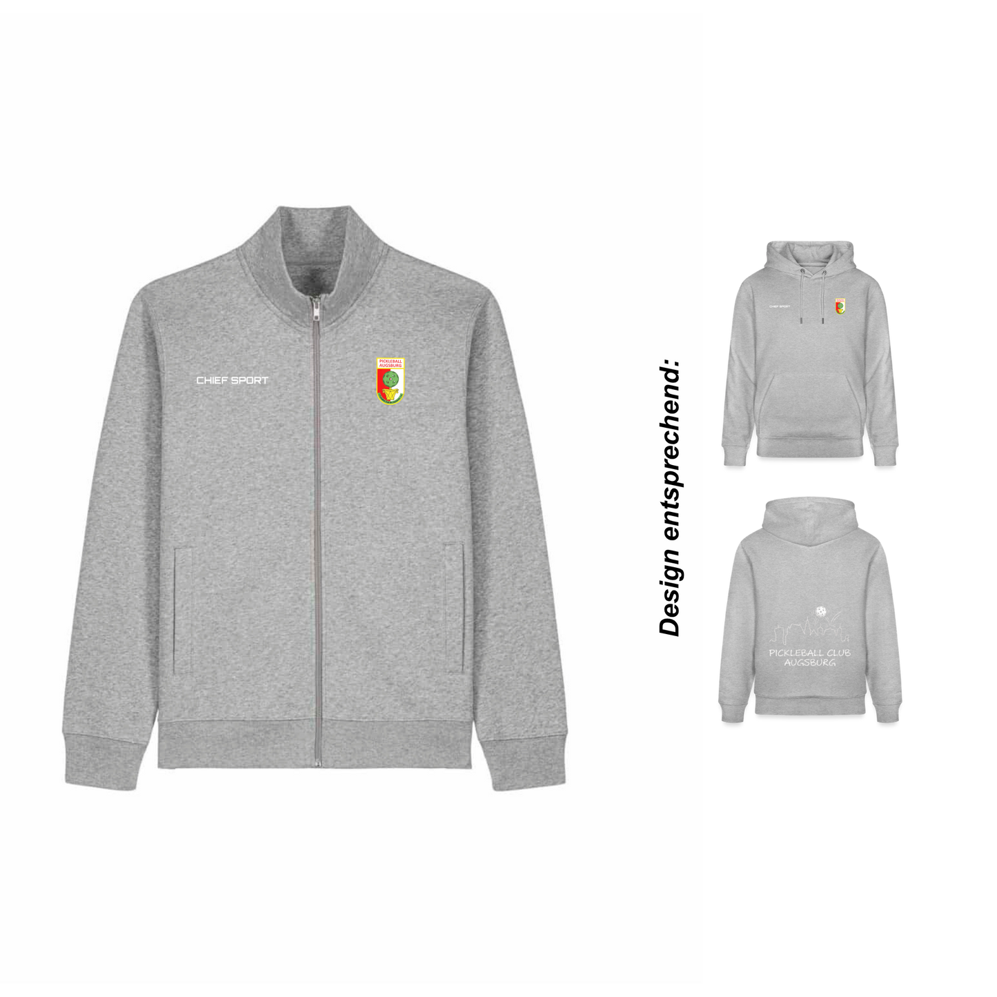 Zipper Sweatshirt (Unisex) [Pickleball Augsburg]